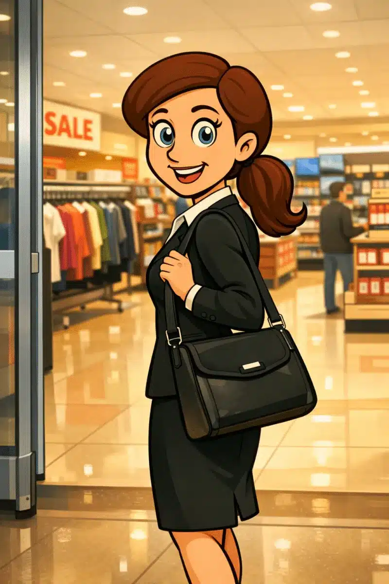 Mystery shopper in een winkel, illustratie bij de case over nalevingscontrole in retail